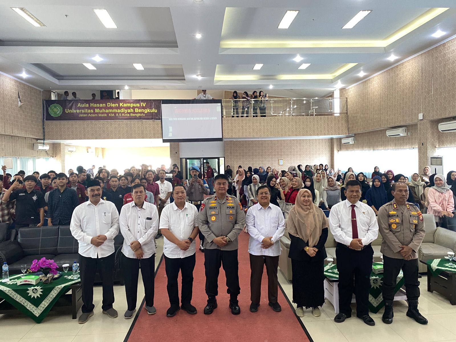 WAKAPOLDA BENGKULU TEKANI KAMPUS UM BENGKULU, AJAK MAHASISWA JADI GENERASI ANTI KORUPSI